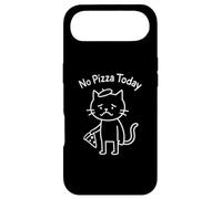 Carcasa para iPhone Air Divertido Gato Triste Meme No Pizza Hoy Amante De La Comida Foodie