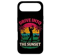 Carcasa para iPhone Air Divertido gráfico Retro de Golf Drive Into The Sunset