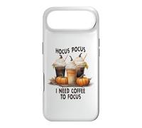 Carcasa para iPhone Air Divertido Halloween Hocus Pocus Necesito Café para Enfocarse Barista