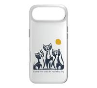 Carcasa para iPhone Air Divertido Juego de Palabras con Gatos No Termina hasta Que Las señoras de los Gatos canten