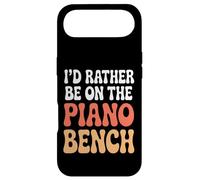 Carcasa para iPhone Air Divertido Juego de Palabras de Piano I'D Rather Be On The Piano Bench