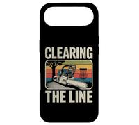 Carcasa para iPhone Air Divertido Jugador de Golf de Disco Clearing The Line Chainsaw