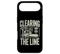 Carcasa para iPhone Air Divertido Jugador de Golf de Disco Clearing The Line Chainsaw