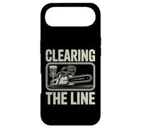 Carcasa para iPhone Air Divertido Jugador de Golf de Disco Clearing The Line Chainsaw