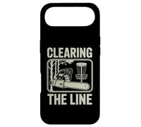 Carcasa para iPhone Air Divertido Jugador de Golf de Disco Clearing The Line Chainsaw
