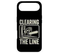 Carcasa para iPhone Air Divertido Jugador de Golf de Disco Clearing The Line Chainsaw