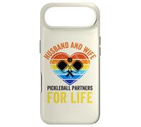 Carcasa para iPhone Air Divertido Marido Esposa Paddle Pickleball Jugador,Socio de por Vida