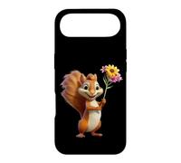 Carcasa para iPhone Air Divertido Regalo de Animales para Amantes de Las Flores de Ardilla para Hombres, Mujeres y niños