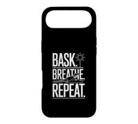 Carcasa para iPhone Air Divertido Reptil Lagarto Bask Breathe Repeat
