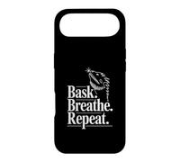 Carcasa para iPhone Air Divertido Reptil Lagarto Bask Breathe Repeat