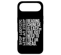 Carcasa para iPhone Air Divertido Sarcasmo Humor Asiático Broma Lectura Chino Fácil Idiota W