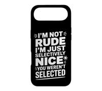 Carcasa para iPhone Air Divertido Selectivamente Agradable Fuiste Humor Seleccionado