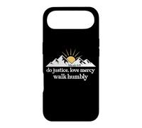 Carcasa para iPhone Air Do Justice Love Mercy Walk Humbly Bible Verse Micah 6:8 God