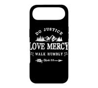Carcasa para iPhone Air Do Justice Love Mercy Walk Humbly Micah 6:8 - Christian Gift