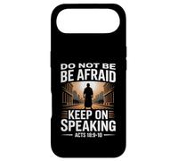 Carcasa para iPhone Air Do Not Be Afraid Keep On Speaking Acts 18 Courage Versículo