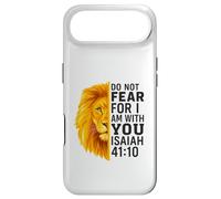 Carcasa para iPhone Air Do Not Fear For I Am with You Isaiah 41:10 Lion Graphic