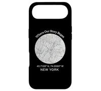 Carcasa para iPhone Air Donde comenzó Nuestra Historia - Diseño de Mapa de la Ciudad de Nueva York