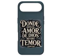 Carcasa para iPhone Air Donde habita el Amor de Dios 1 Juan 4:18 Inspirador