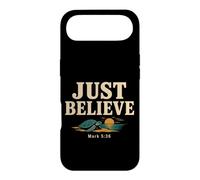 Carcasa para iPhone Air Don't Be Afraid Just Believe Mark 5:36 Sea Turtle Faith