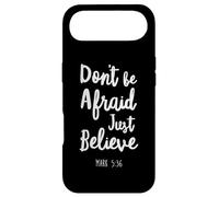 Carcasa para iPhone Air Dont Be Afraid Just Believe Versículo de la Biblia Señor Dios Jesús Marca