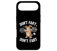 Carcasa para iPhone Air Don't Fart Funny Dog Workout Levantamiento de Pesas Entrenamiento Fitness