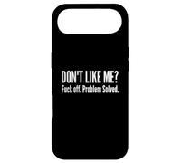 Carcasa para iPhone Air Dont Like Me FCK Off Problema Resuelto Graciosa Cita Sarcástica