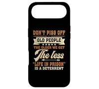 Carcasa para iPhone Air Dont Piss Off People Older We Get The Less Life In Prison