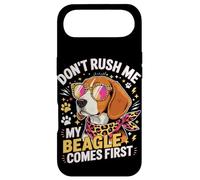 Carcasa para iPhone Air Don't Rush Me My Beagle Comes First Dog Lover