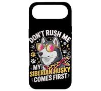Carcasa para iPhone Air Don't Rush Me My Siberian Husky Comes First