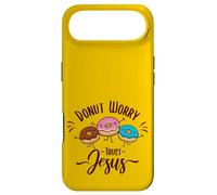 Carcasa para iPhone Air Donut Worry Trust Jesus - Divertido Juego de Palabras Cristiano - Happy Donuts