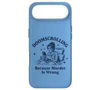 Carcasa para iPhone Air Doomscrolling Porque el Asesinato está Mal sarcástico