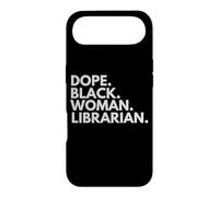 Carcasa para iPhone Air Dope Bibliotecaria Mujer Negra Bibliotecarios Afroamericanos