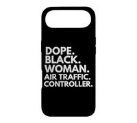 Carcasa para iPhone Air Dope Black Woman Controlador de tráfico aéreo Black History Month
