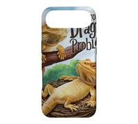 Carcasa para iPhone Air Dragón Barbudo: Tengo un Problema de dragón Reptiles sarcásticos