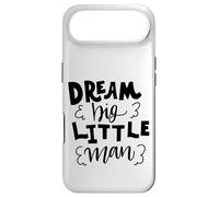 Carcasa para iPhone Air Dream Big Little Man Father Cita para niños y niños