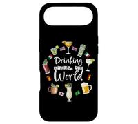 Carcasa para iPhone Air Drinking Around The World Vacation Drinking Showcase Funny