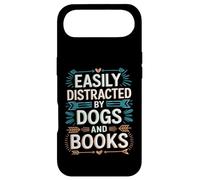 Carcasa para iPhone Air Easily Distracted by Dogs and Books Funny Pet Lover Joke Men