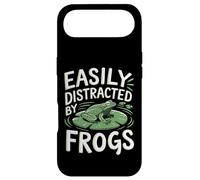 Carcasa para iPhone Air Easily Distracted by Frogs Funny Frogs Lovers Jokes Men Kids