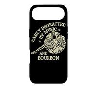 Carcasa para iPhone Air Easily Distracted by Music and Bourbon Skeleton