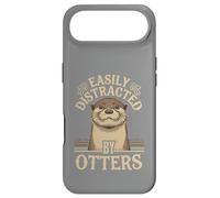 Carcasa para iPhone Air Easily Distracted by Otters Funny Otters Lovers Jokes Men