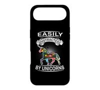 Carcasa para iPhone Air Easily Distracted by Unicorns Funny Animal Unicorn Loves