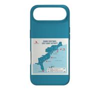Carcasa para iPhone Air East Coast Shark Sightings Map