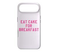 Carcasa para iPhone Air Eat Cake for Breakfast Funny Food Quotes Foodies Sweet Tooth