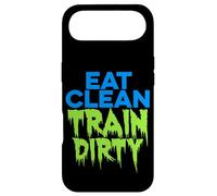 Carcasa para iPhone Air Eat Clean Train Dirty Fitness Entrenamiento Gimnasio Culturista