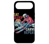 Carcasa para iPhone Air Eat Sleep Carve Repeat - Ski Driver Sunset Ski Design