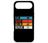 Carcasa para iPhone Air Eat Sleep con mentalidad de Juego de póker repetido y motivación