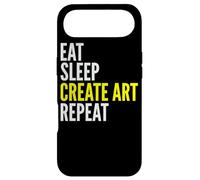 Carcasa para iPhone Air Eat Sleep Create Art Repeat - Artista Divertido