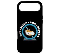 Carcasa para iPhone Air Eat Sleep Run Repeat Rueda De Hámster Comic