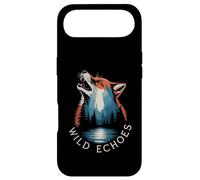 Carcasa para iPhone Air Ecos Salvajes Aullando Lobo Bosque Reflejo