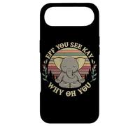 Carcasa para iPhone Air Eff You See Kay Why Oh You Elephant Yoga Pose Meditación
